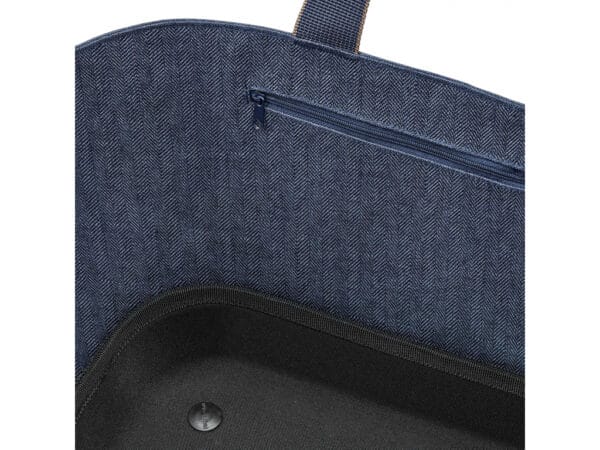 Nákupní košík Reisenthel Shoppingbasket herringbone dark blue - Image 3
