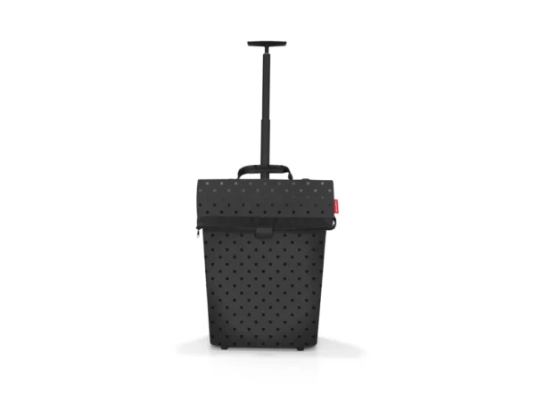 Nákupní vozík Reisenthel Trolley M frame glossy dots black