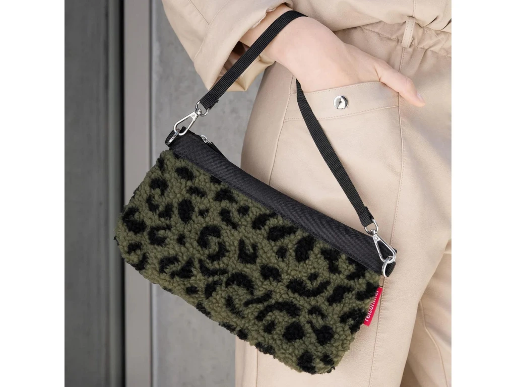 Kabelka Reisenthel Mini pouch teddy leo olive - Obrázek 2