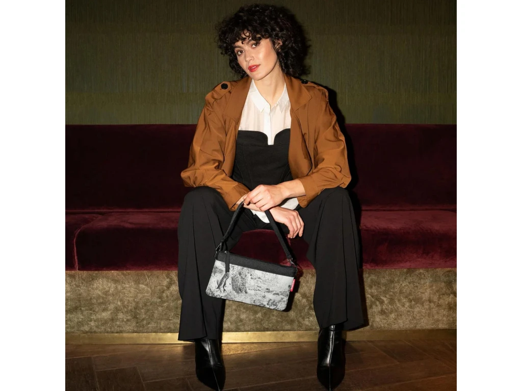 Kabelka Reisenthel Mini pouch jacquard grey - Obrázek 5