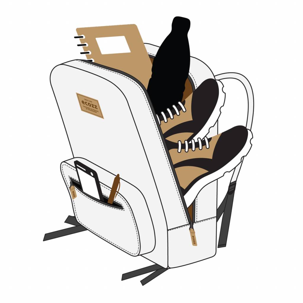 Batoh Ecozz 17" Voyager šedý - Obrázek 5