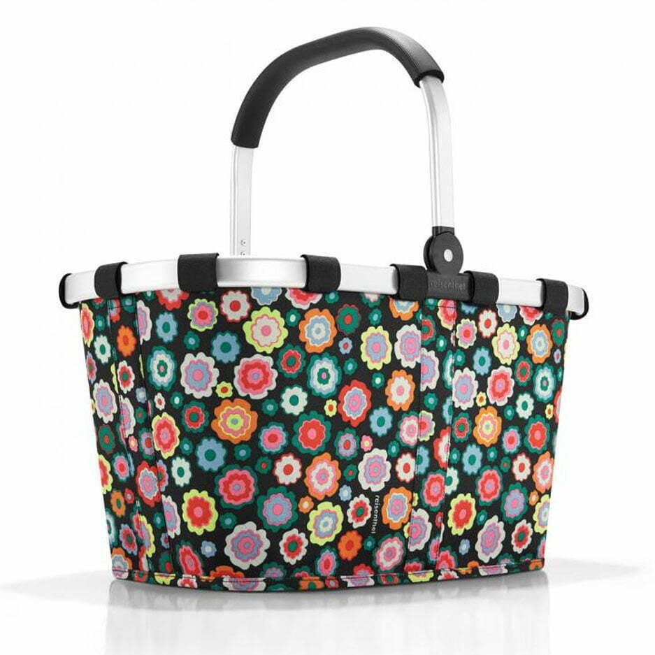 Nákupní košík Reisenthel Carrybag happy flowers | 22 l | vícebarevná | Happy flowers | 48x28xV.29 cm | Reisenthel | v ruce