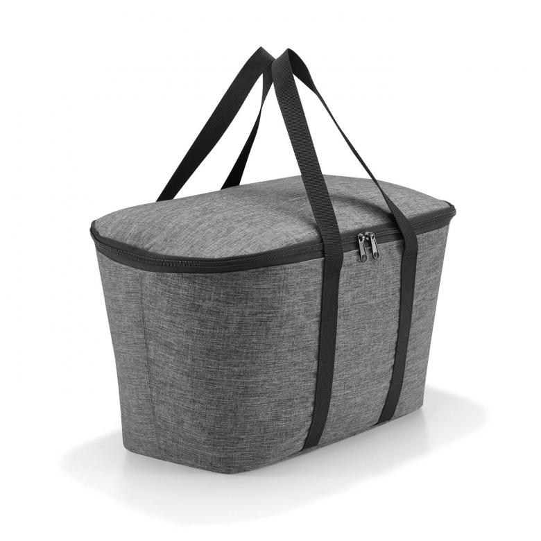 Termotaška Reisenthel Coolerbag twist silver | 20 l | šedá | Twist silver | 44,5x25xV.24,5 cm | Reisenthel | v ruce