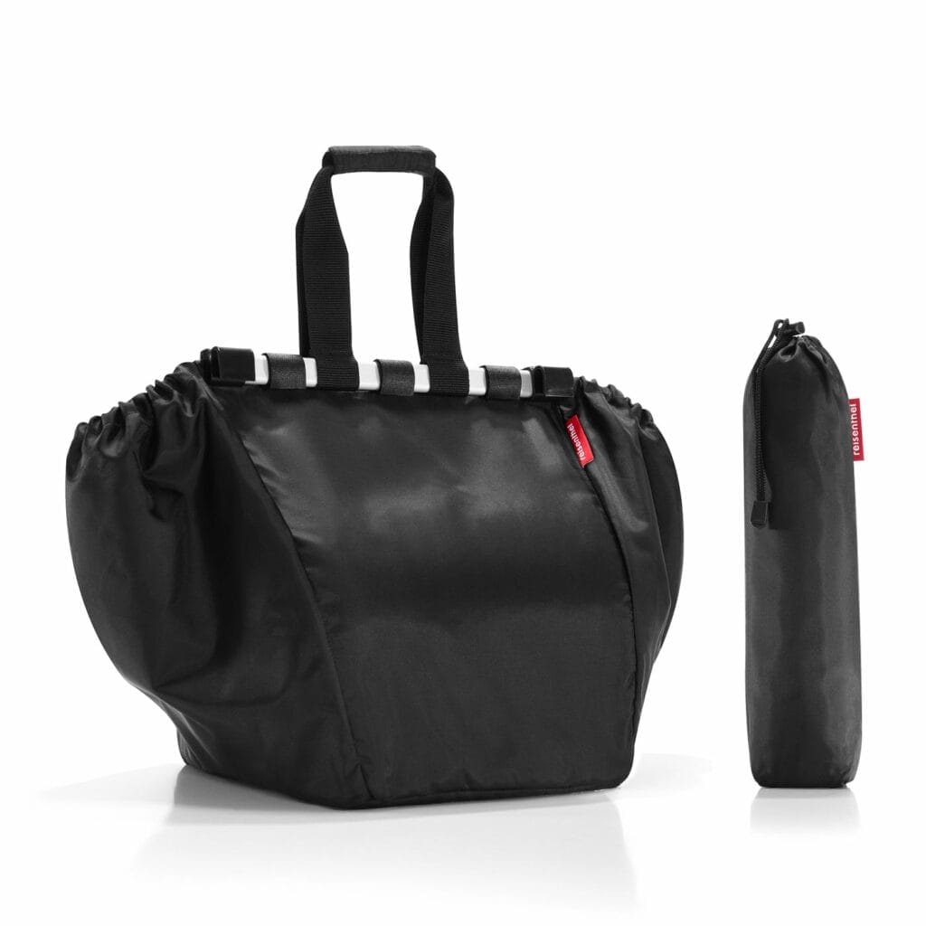 Taška do vozíku Reisenthel Easyshoppingbag black | 30 l | černá | Black | 32,5x51xV.38 cm | Reisenthel | v ruce