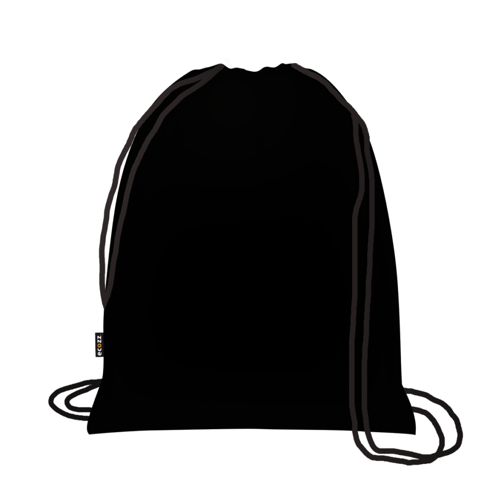 Pytlík Ecozz Eco Backpack black label | 15 l | černá | | 47 x 37 cm | Ecozz | v ruce, na zádech