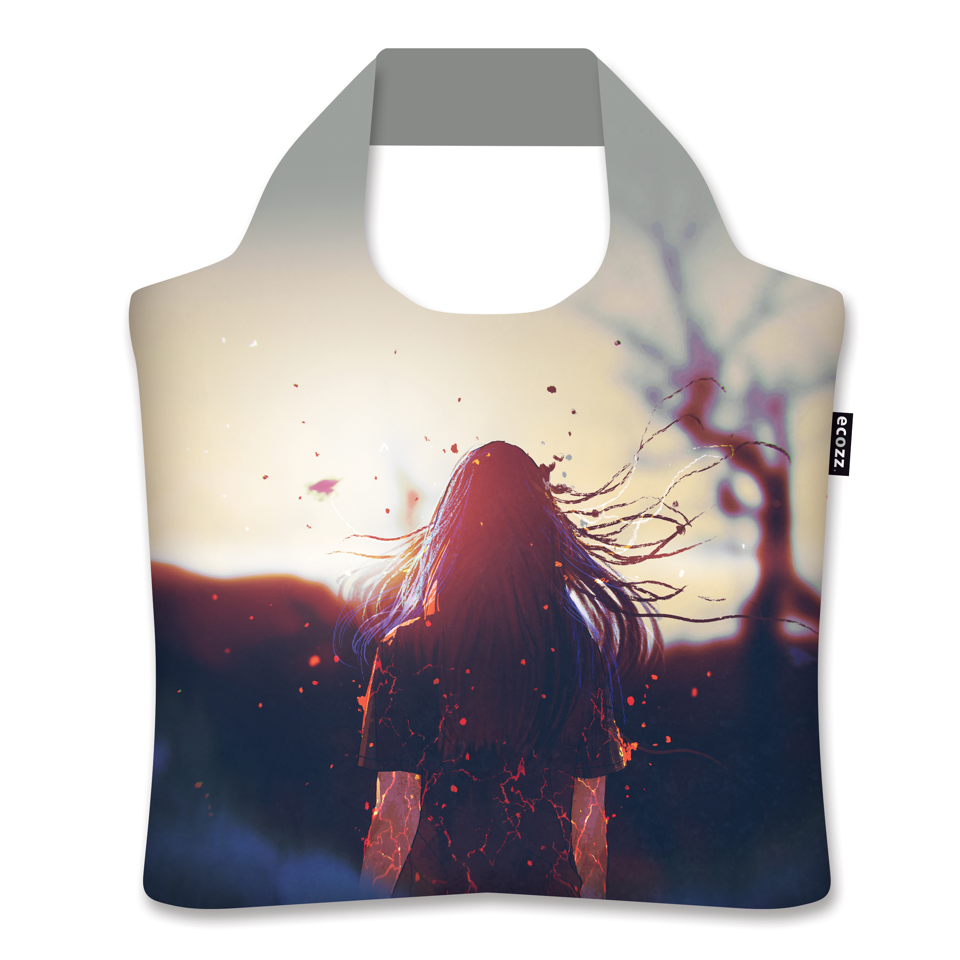 Nákupní taška Ecozz Sunrise | | vícebarevná | | 46 x 41 cm | Ecozz | v ruce, přes rameno