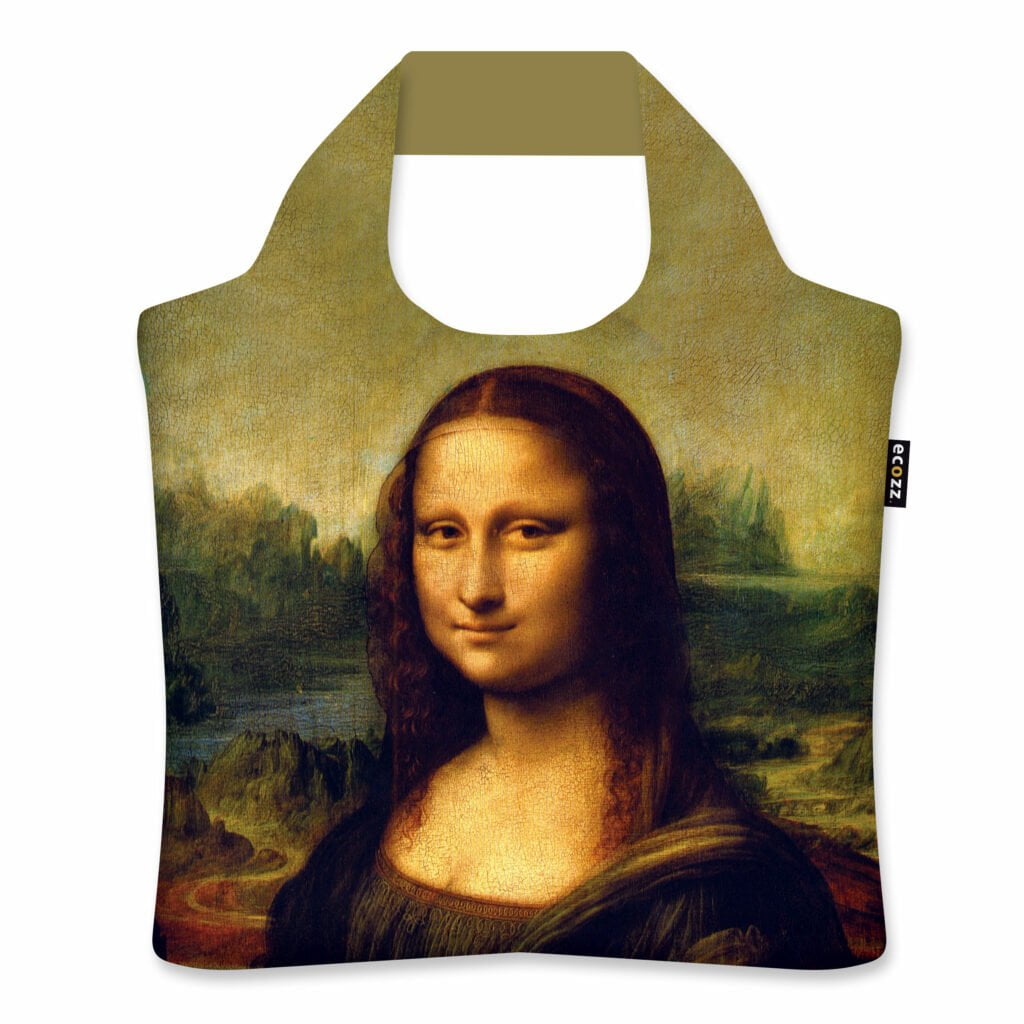 Nákupní taška Ecozz Mona Lisa | | vícebarevná | | 46 x 41 cm | Ecozz | v ruce, přes rameno