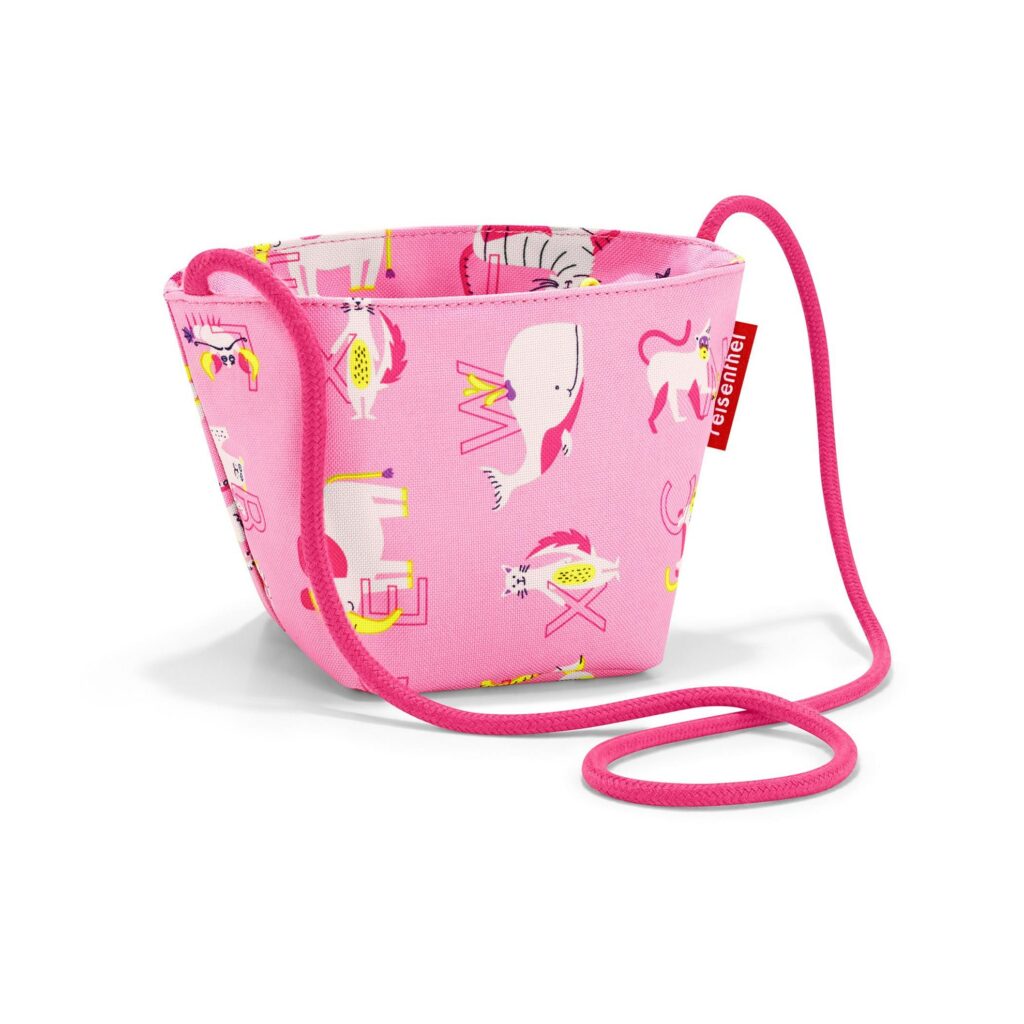 Dětská kabelka Reisenthel Minibag kids abc friends pink | 0,5 l | růžová | Abc friends pink | 21xV.12x10 cm | Reisenthel | přes rameno