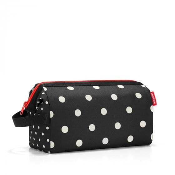 Kosmetická taška Reisenthel Travelcosmetic XL mixed dots | 6 l | černá | Mixed dots | 30x13,5xV.21 cm | Reisenthel | v ruce