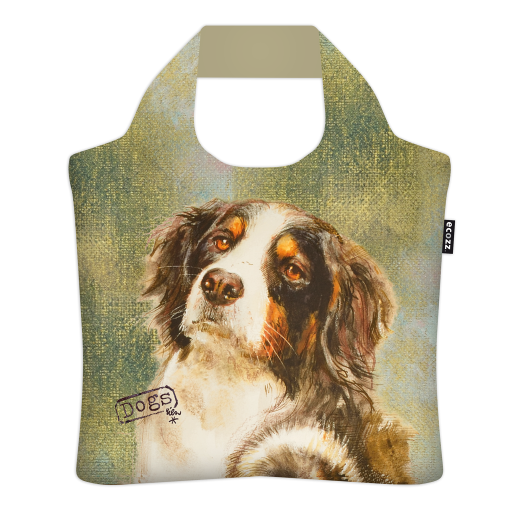 Nákupní taška Ecozz Berner Sennen Dog | | vícebarevná | | 46 x 41 cm | Ecozz | v ruce, přes rameno