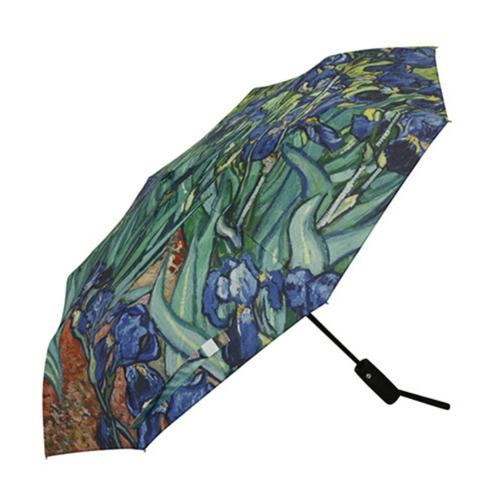 Skládací deštník Ecozz Irises | | modrá | | průměr 95 cm x délka 58 cm složený 29 cm | Ecozz |
