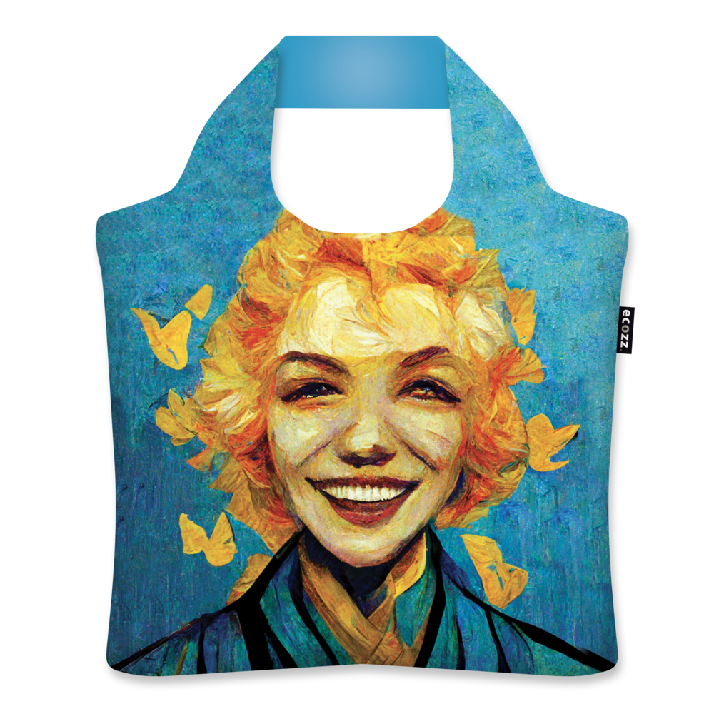 Nákupní taška Ecozz Marilyn Monroe | | vícebarevná | | 46 x 41 cm | Ecozz | v ruce, přes rameno