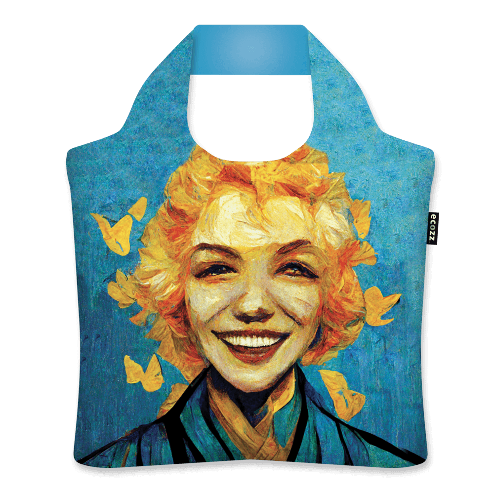 Nákupní taška Ecozz Marilyn Monroe | | vícebarevná | | 46 x 41 cm | Ecozz | v ruce, přes rameno