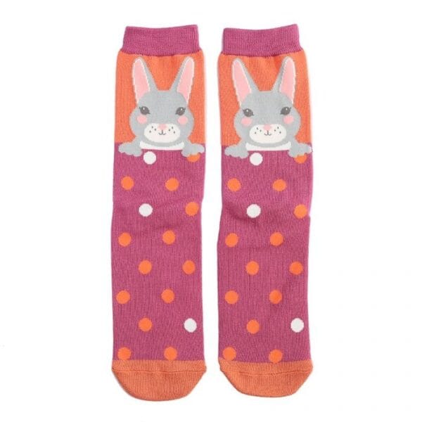 Ponožky Miss Sparrow 37-41 Bunny Socks orange