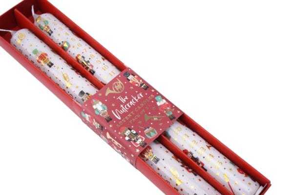 Adventní svíčky CGB Giftware set červený - 2ks - Image 3