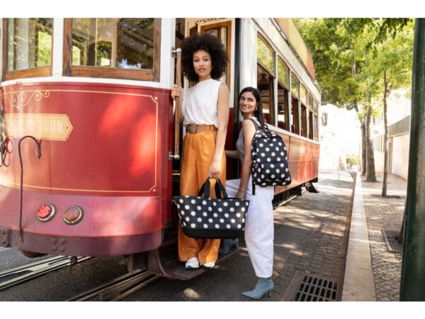 Batoh Reisenthel Mini maxi rucksack dots white - Image 4