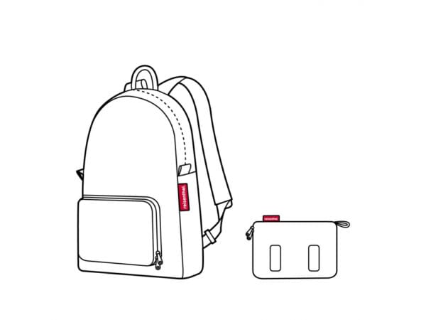 Batoh Reisenthel Mini maxi rucksack dots white - Image 7
