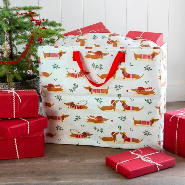 Velká taška Rex London Festive Sausage Dog - Obrázek 2