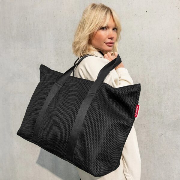 Taška přes rameno Reisenthel Extralite Shopper L mesh black - Image 2