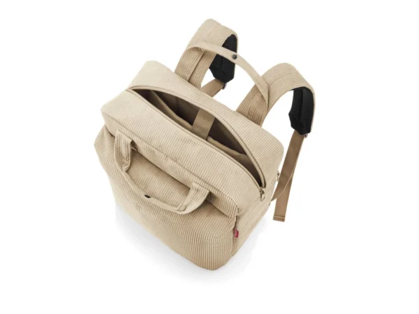 Batoh Reisenthel Allday backpack M cord sand - Obrázek 4