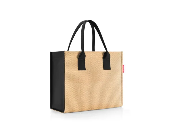 Stylová kabelka Reisenthel daily shopper raffia black