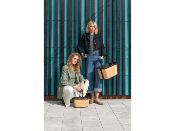 Nákupní košík Reisenthel Carrybag frame raffia black - Obrázek 10