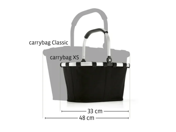 Košík Reisenthel Carrybag XS frame raffia black - Obrázek 7