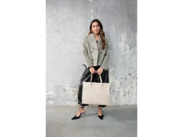 Stylová kabelka Reisenthel daily shopper teddy sand - Obrázek 7