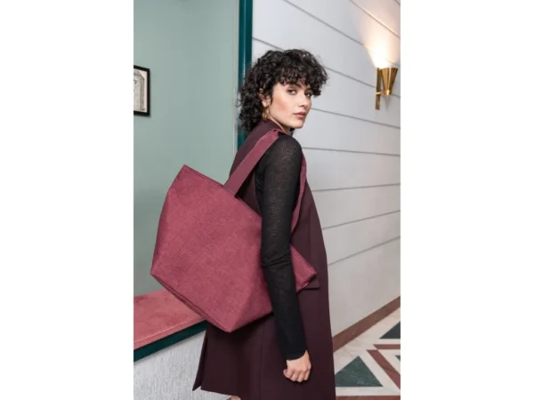 Taška Reisenthel Shopper M twist maroon - Obrázek 9
