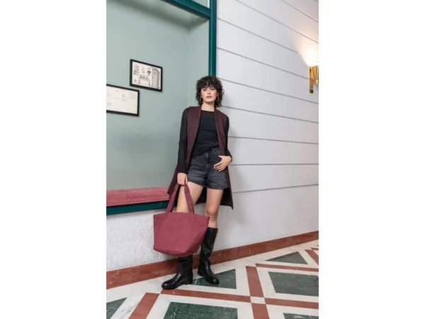 Taška Reisenthel Shopper M twist maroon - Obrázek 10