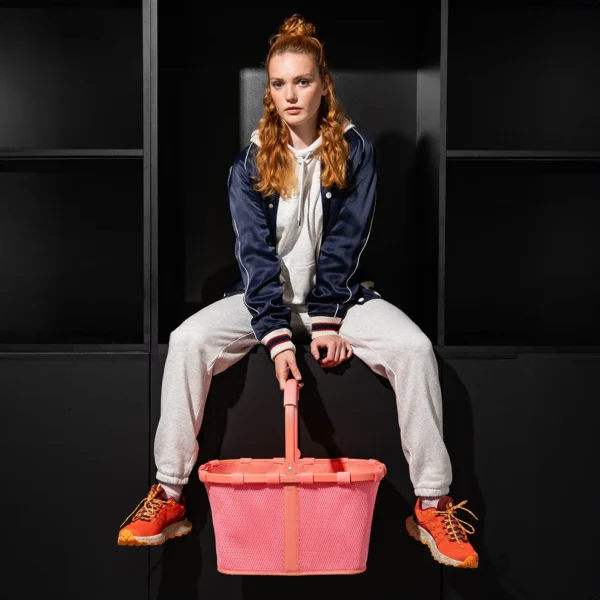 Nákupní košík Reisenthel Carrybag frame mesh coral - Obrázek 2