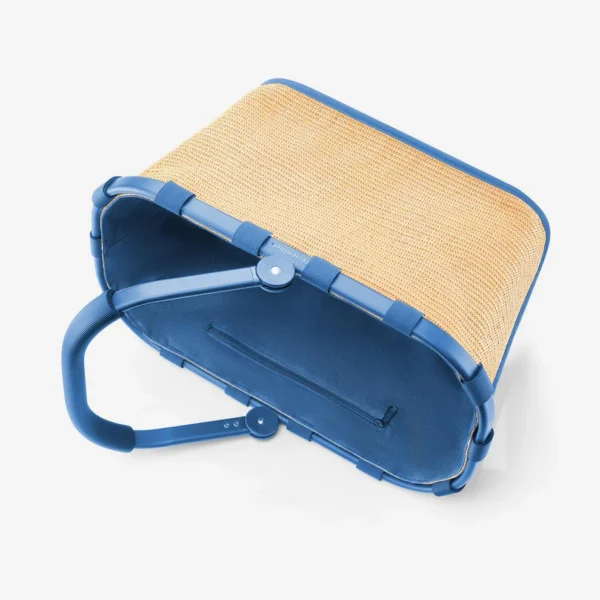 Nákupní košík Reisenthel Carrybag frame raffia blue - Obrázek 4