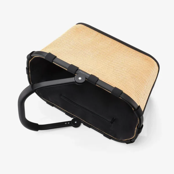 Nákupní košík Reisenthel Carrybag frame raffia black - Obrázek 3